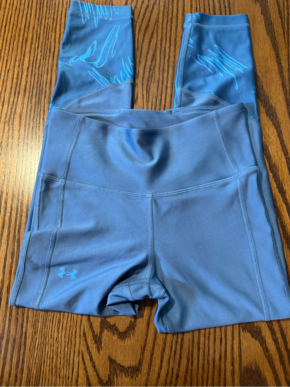 Under Armour Women's Blue Patterned Leggings